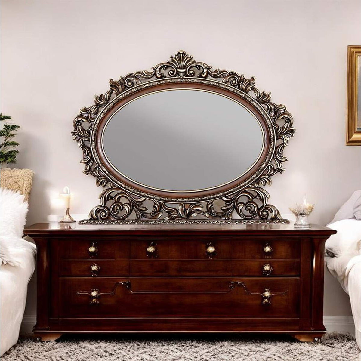 BD03064 Devany Oval Mirror