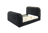BD03121EK Kana Eastern King Bed with Led, Fireplace and TV Stand