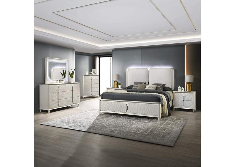 BD03791EK Laveda Eastern King Bed with Led