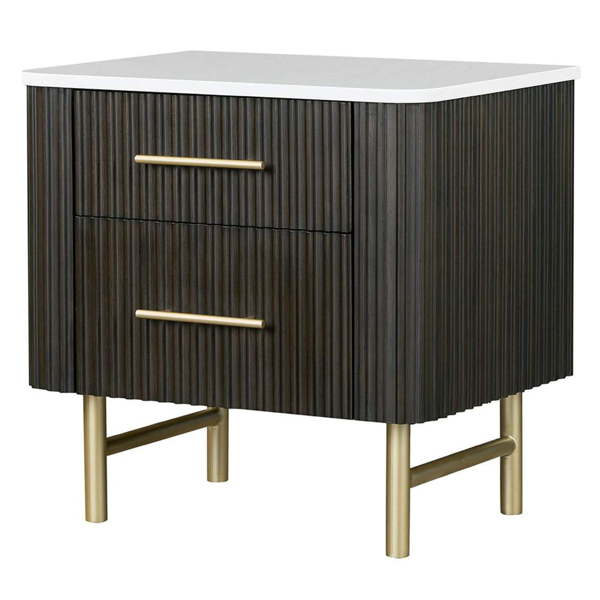 BD04093 Clayten Nightstand with Marble Top