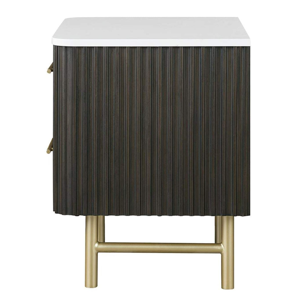BD04093 Clayten Nightstand with Marble Top