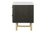 BD04093 Clayten Nightstand with Marble Top
