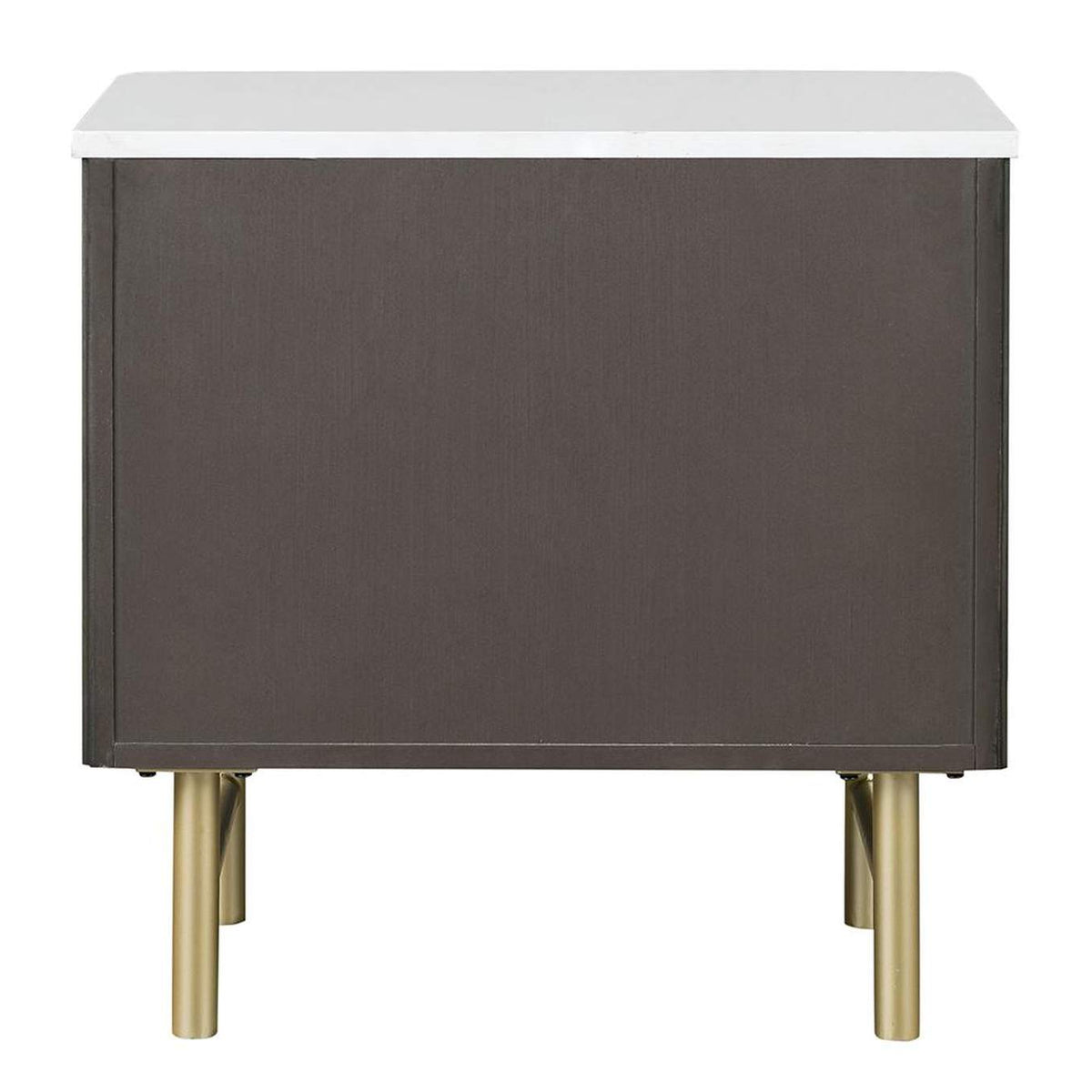 BD04093 Clayten Nightstand with Marble Top