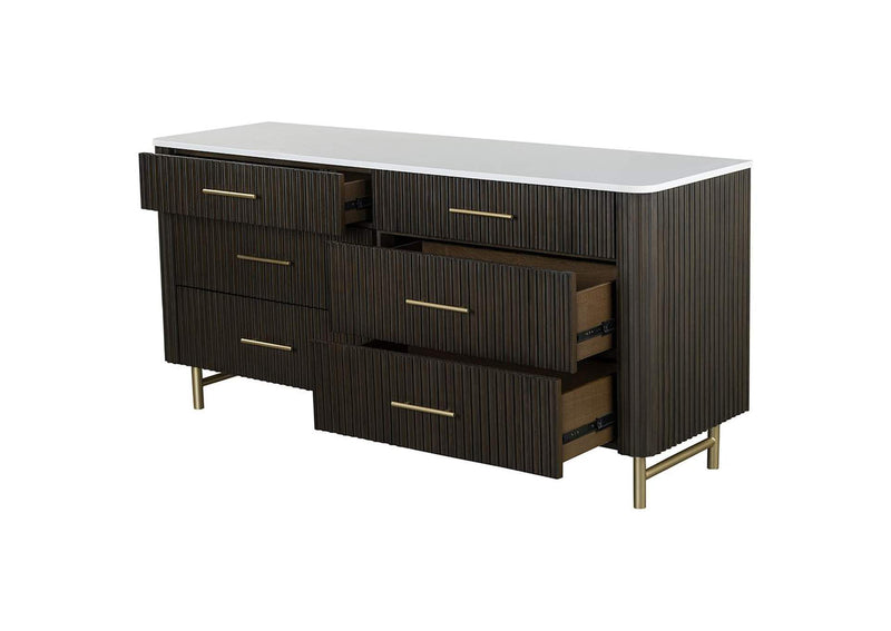 BD04095 Clayten Dresser with Marble Top