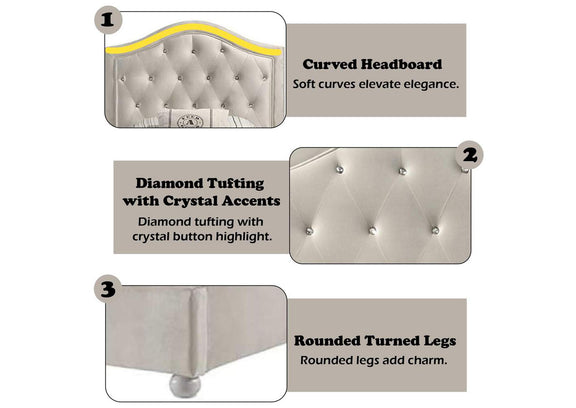 BD04501T Reggie Twin Bed