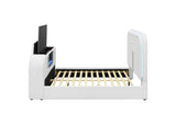 BD04751EK Shelyn Ek Bed with Led, TV Cabinet, Fireplace and Bluetooth