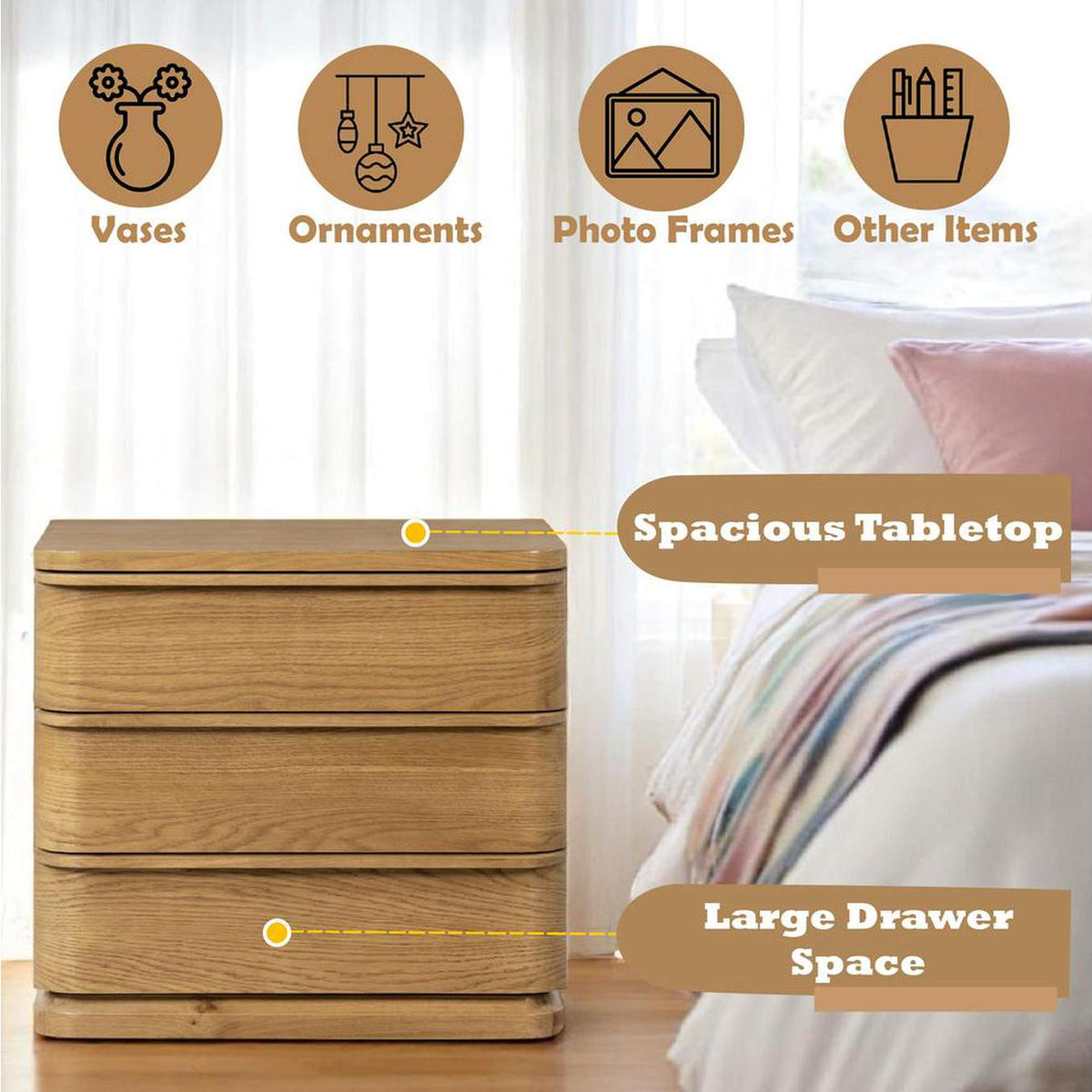 BD04853 Zoey Nightstand