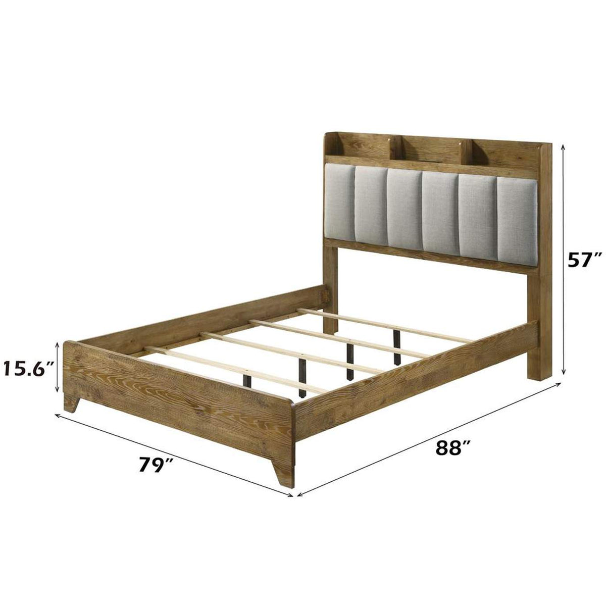 BD04861EK Garcia Eastern King Bed with USB