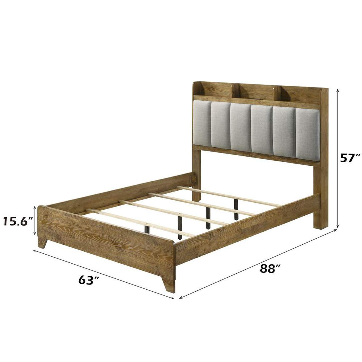 BD04862Q Garcia Queen Bed with USB