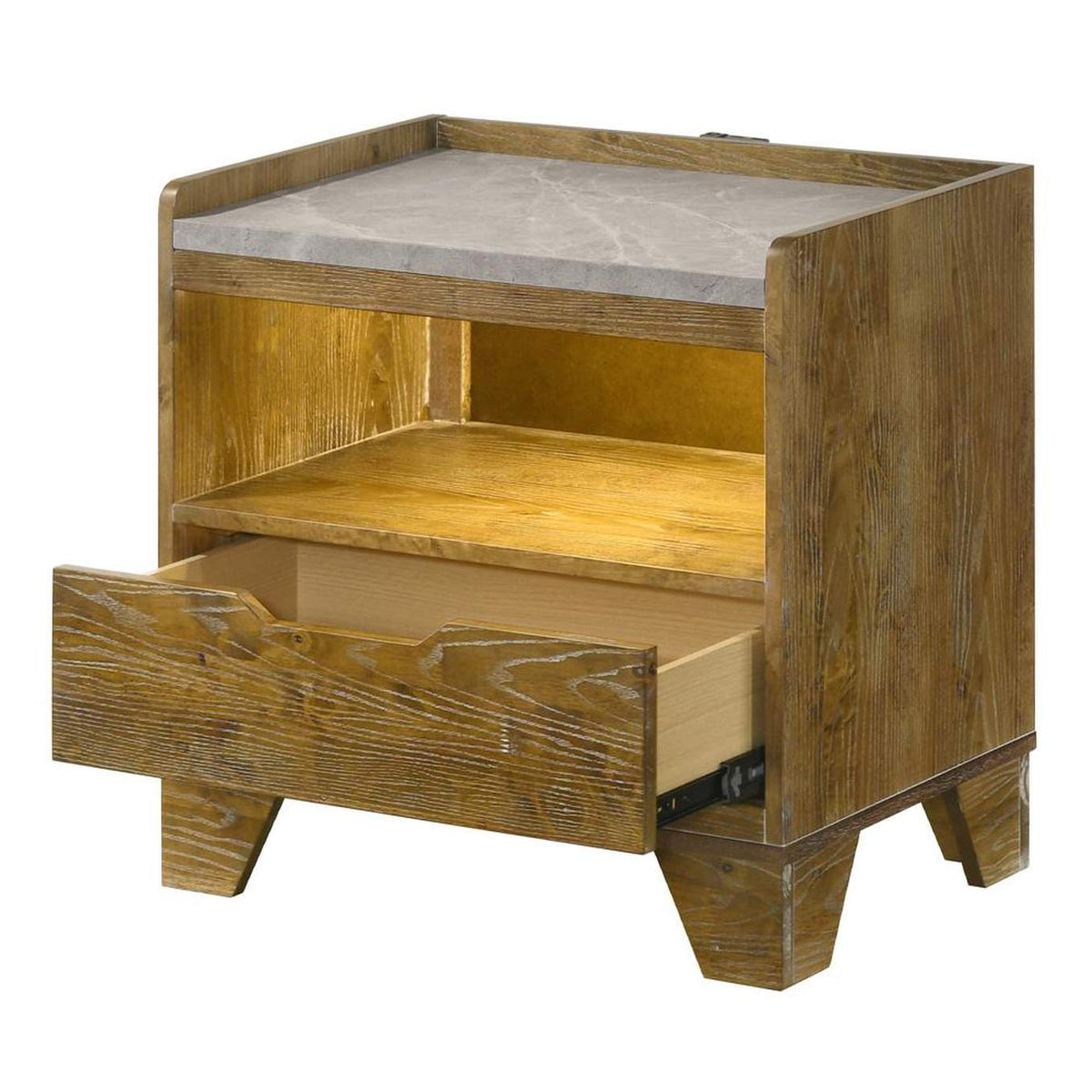 BD04863 Garcia Nightstand with Led