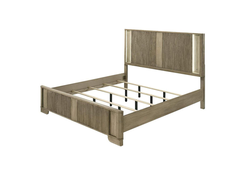 BD04871EK Lakkari Eastern King Bed with Led