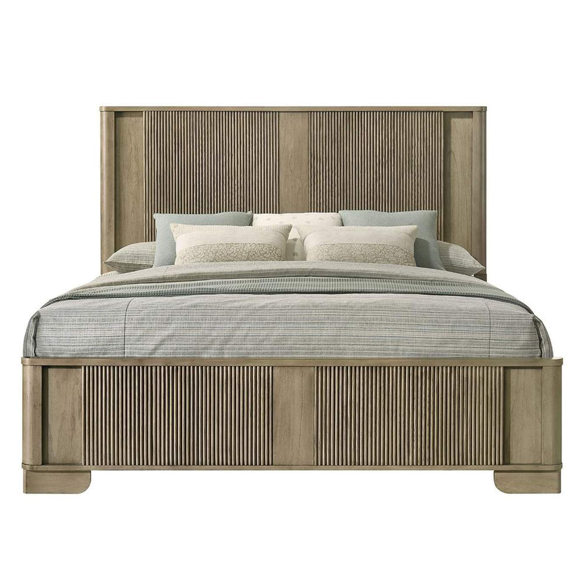 BD04871EK Lakkari Eastern King Bed with Led