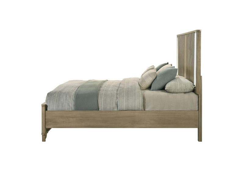 BD04871EK Lakkari Eastern King Bed with Led