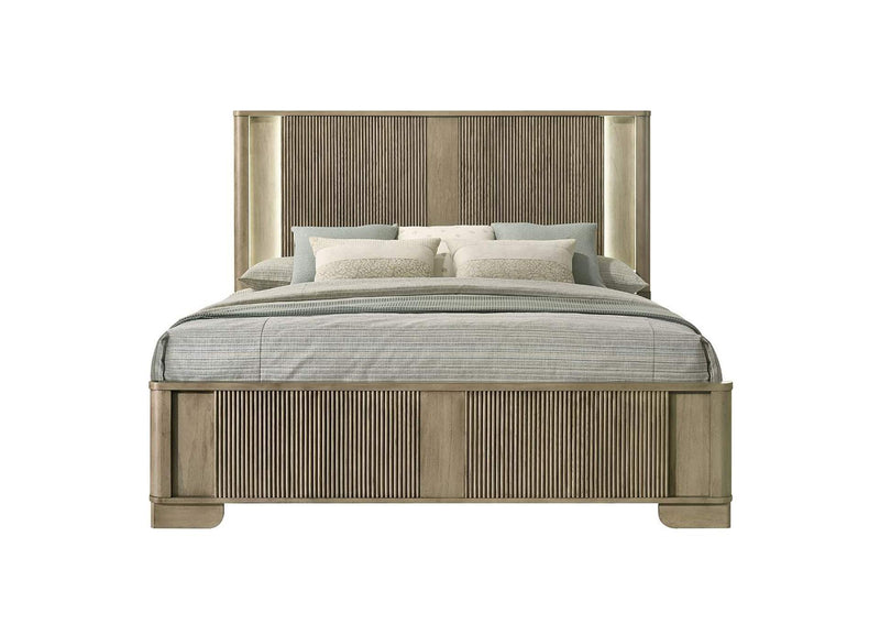 BD04871EK Lakkari Eastern King Bed with Led