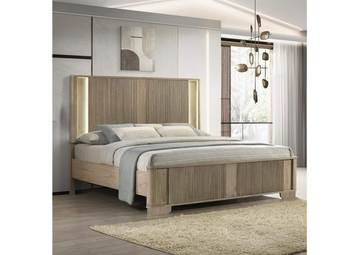 BD04872Q Lakkari Queen Bed with Led