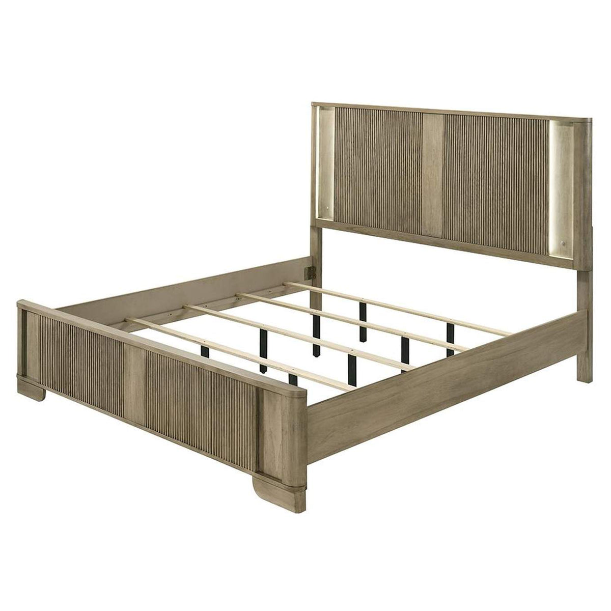 BD04872Q Lakkari Queen Bed with Led