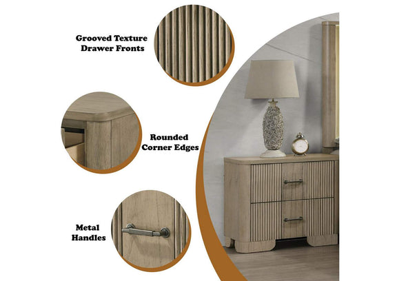 BD04873 Lakkari Nightstand