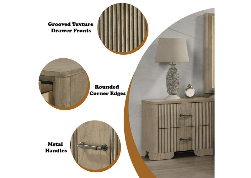 BD04873 Lakkari Nightstand