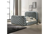 BD05071EK Kana Eastern King Bed with Led, Fireplace and TV Stand