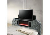 BD05071EK Kana Eastern King Bed with Led, Fireplace and TV Stand