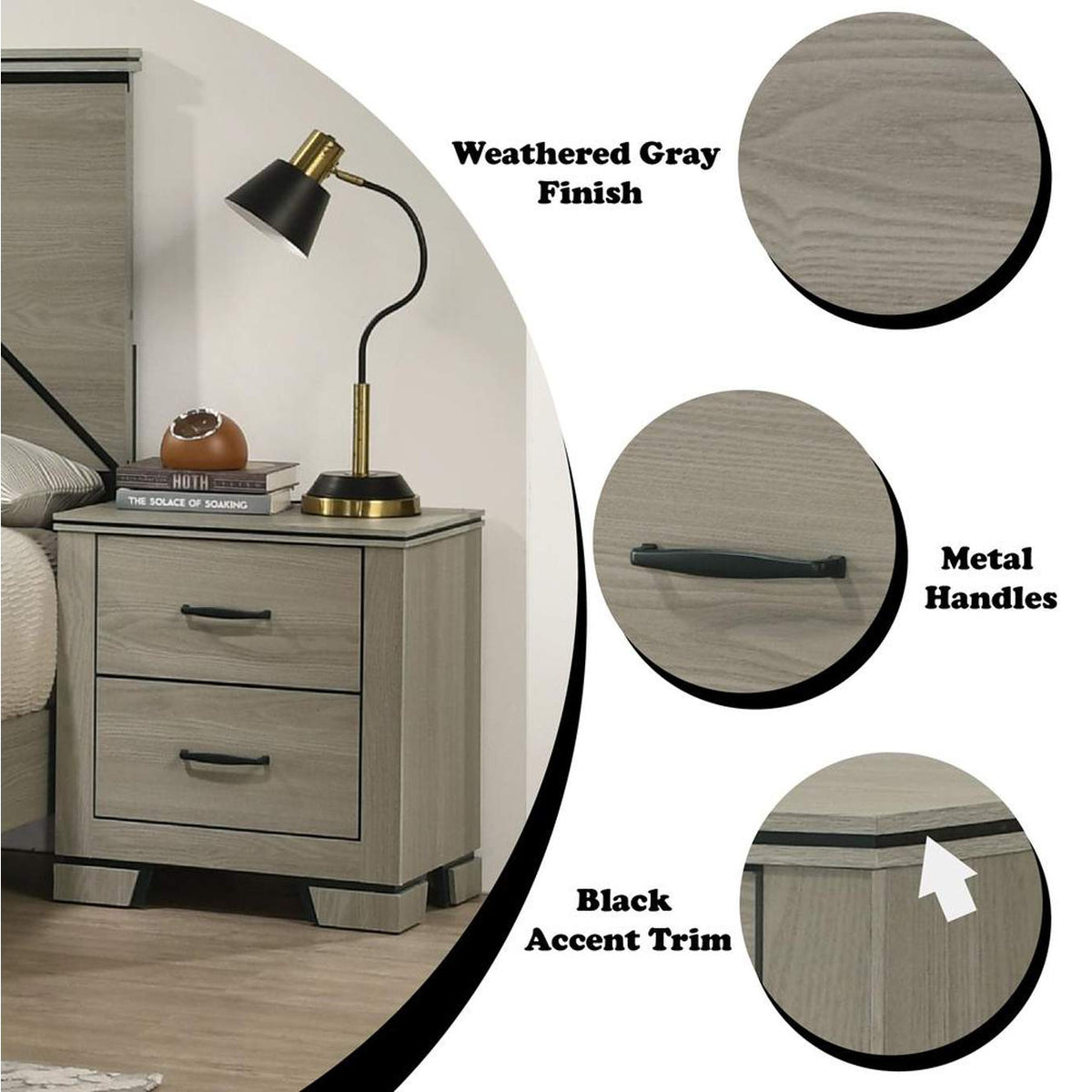BD05143 Joanna Nightstand