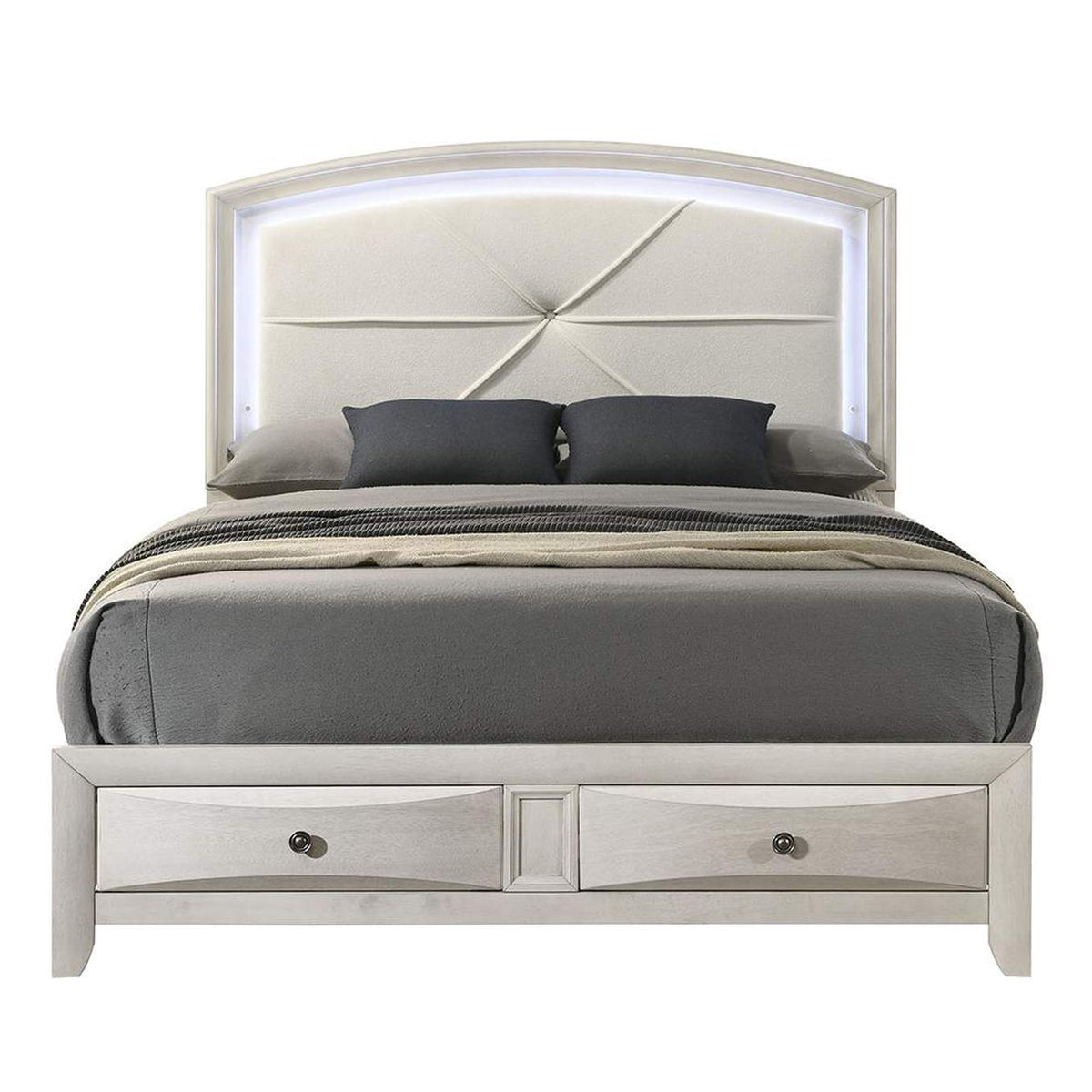 BD05281EK Ramondi Ek Bed with Storage and Led