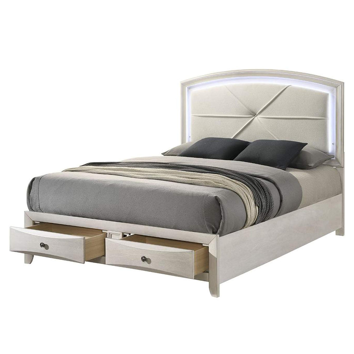 BD05281EK Ramondi Ek Bed with Storage and Led