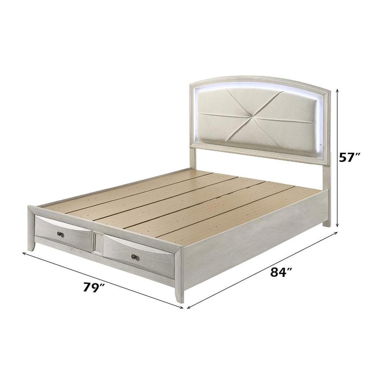BD05281EK Ramondi Ek Bed with Storage and Led
