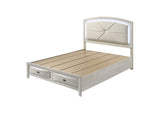 BD05282Q Ramondi Queen Bed with Storage and Led