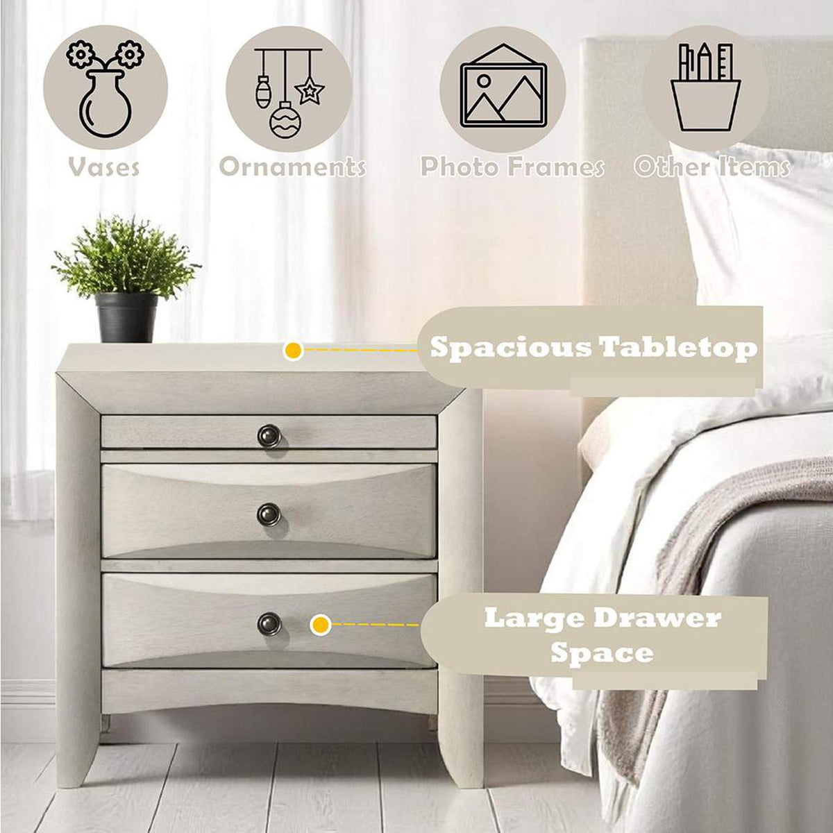 BD05283 Ramondi Nightstand