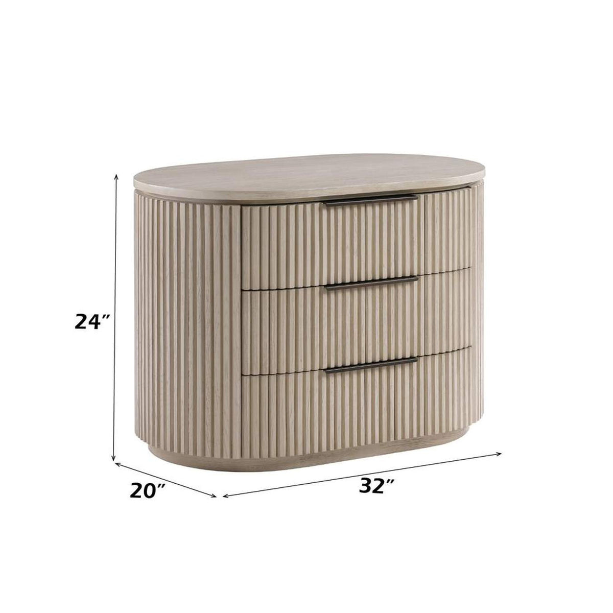 BD05433 Leanna Nightstand with USB Port