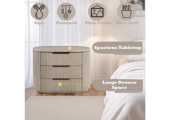 BD05433 Leanna Nightstand with USB Port