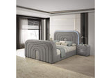 BD05652Q Shelyn Queen Bed with Led, TV Stand, Fireplace and Bluetooth
