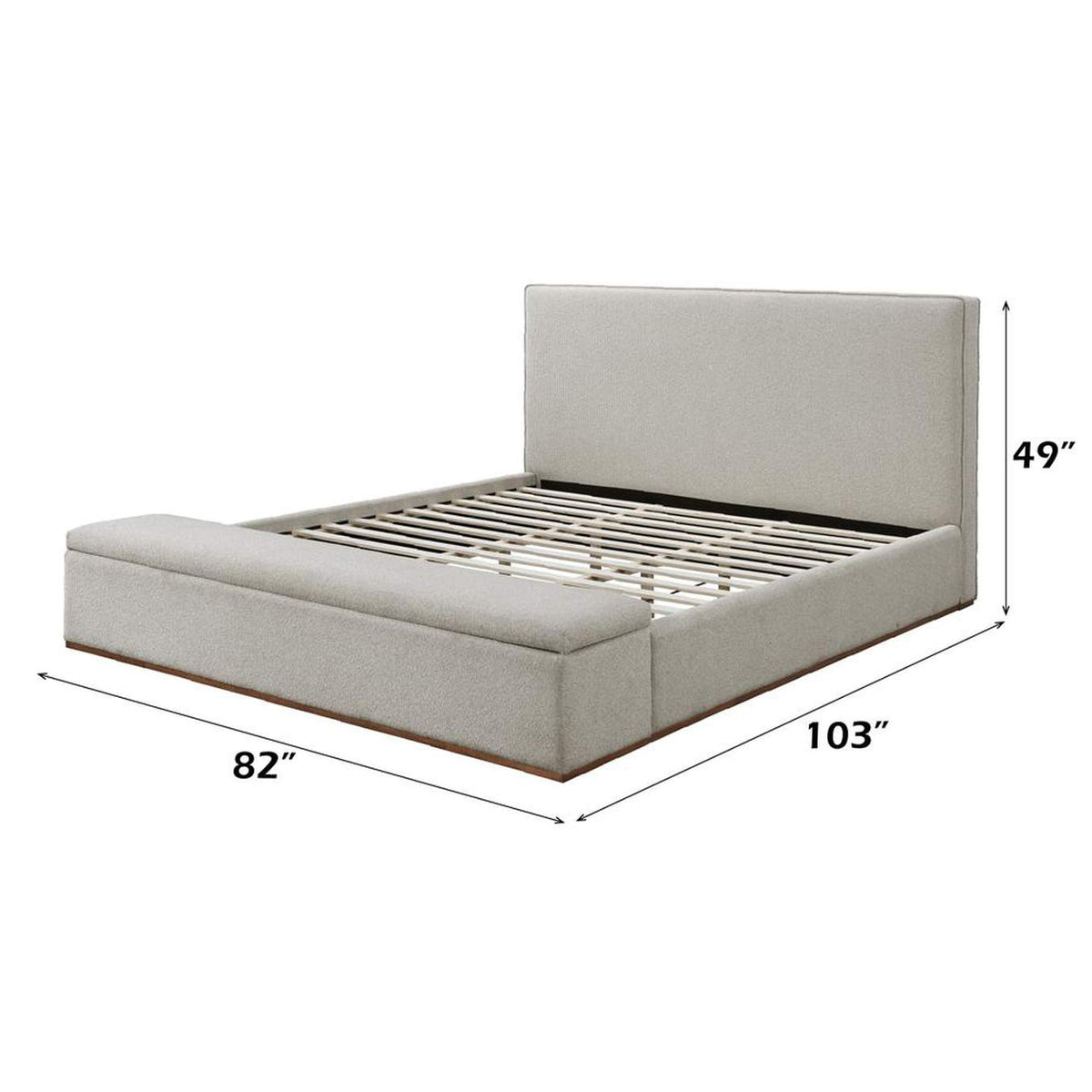 BD05851EK Boxter Eastern King Bed with Storage