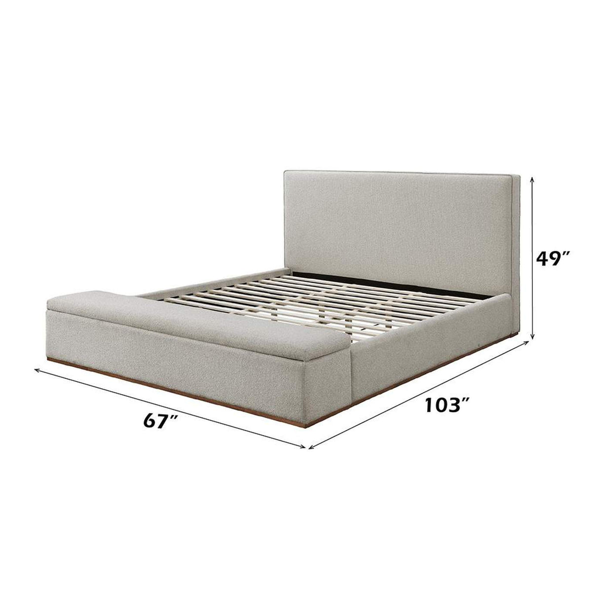 BD05852Q Boxter Queen Bed with Storage