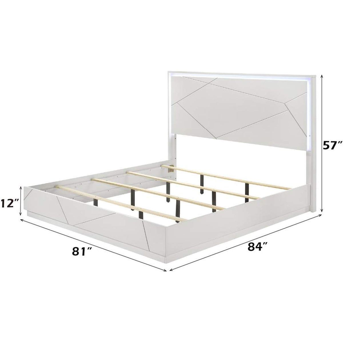 BD05881EK Esther Eastern King Bed with Led
