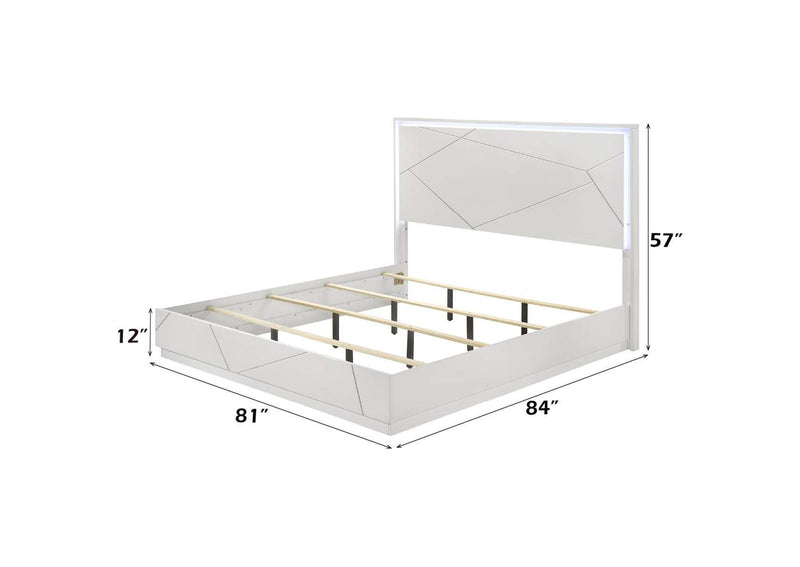 BD05881EK Esther Eastern King Bed with Led