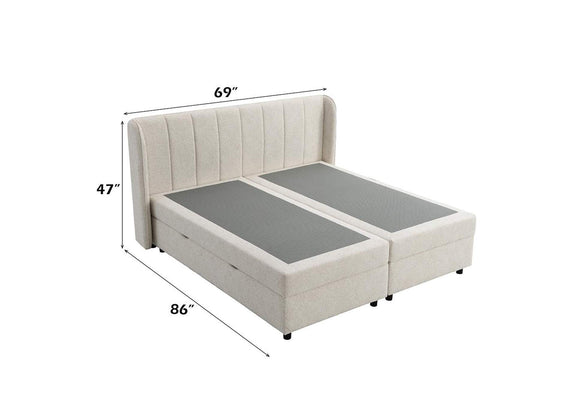 BD06012Q Adonia Queen Bed with Storage