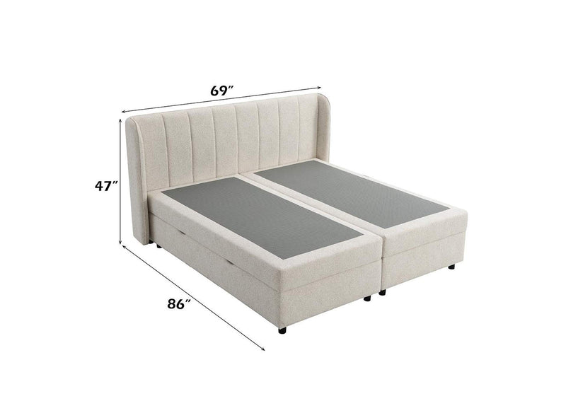 BD06012Q Adonia Queen Bed with Storage