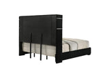 BD06022Q Garner Queen Bed with Fireplace, Led, Reading Light, Speaker, Bluetooth and USB