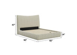 BD07221EK Angulo Eastern King Bed with Storage
