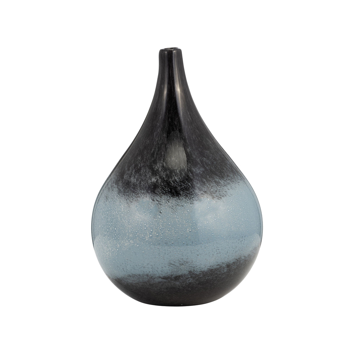 Glass Vase 12" - Blue Ombre