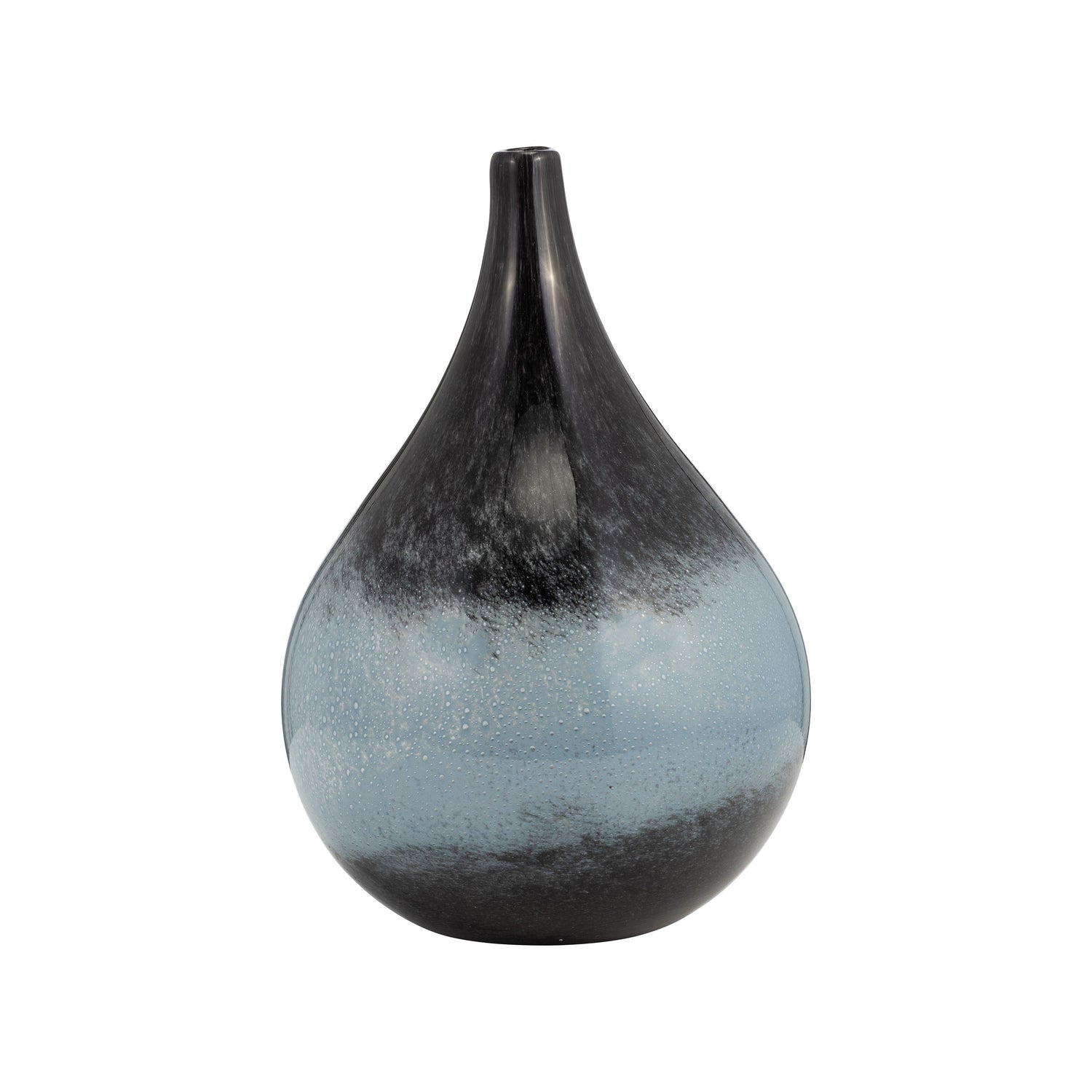 Glass Vase 12" - Blue Ombre