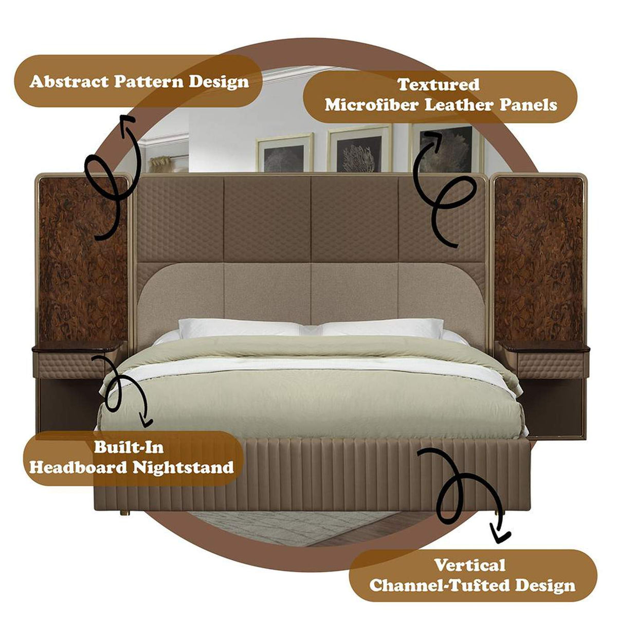 BD20031EK Marcelino Eastern King Bed