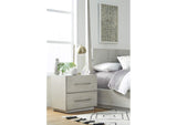 DEZ781 Destination Two Drawer Nightstand In Cotton Grey