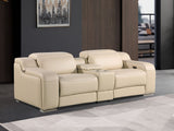 1116 - 3-Piece Modular Power Reclining Console Loveseat In With 2 Power Recliners & Power Headrests