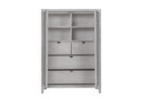 1JQ986A Boho Chic Wardrobe Chest In Washed White (2024)