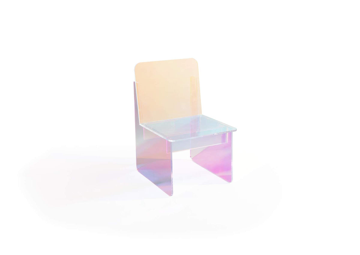 SWWT63 Fomo Iridescent Acrylic Accent Chair