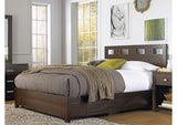 RV26D3 Riva Wood Storage Bed In Chocolate Brown