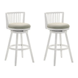 Harper - 26" Amber Glow Counter Height Rubberwood Swivel Barstool